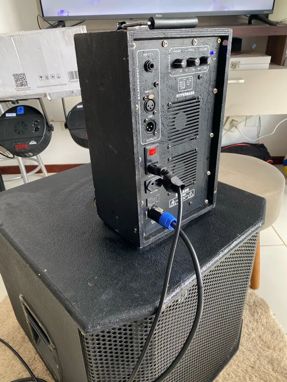 Sub grave com Amplificador 1500rms - Foto 2