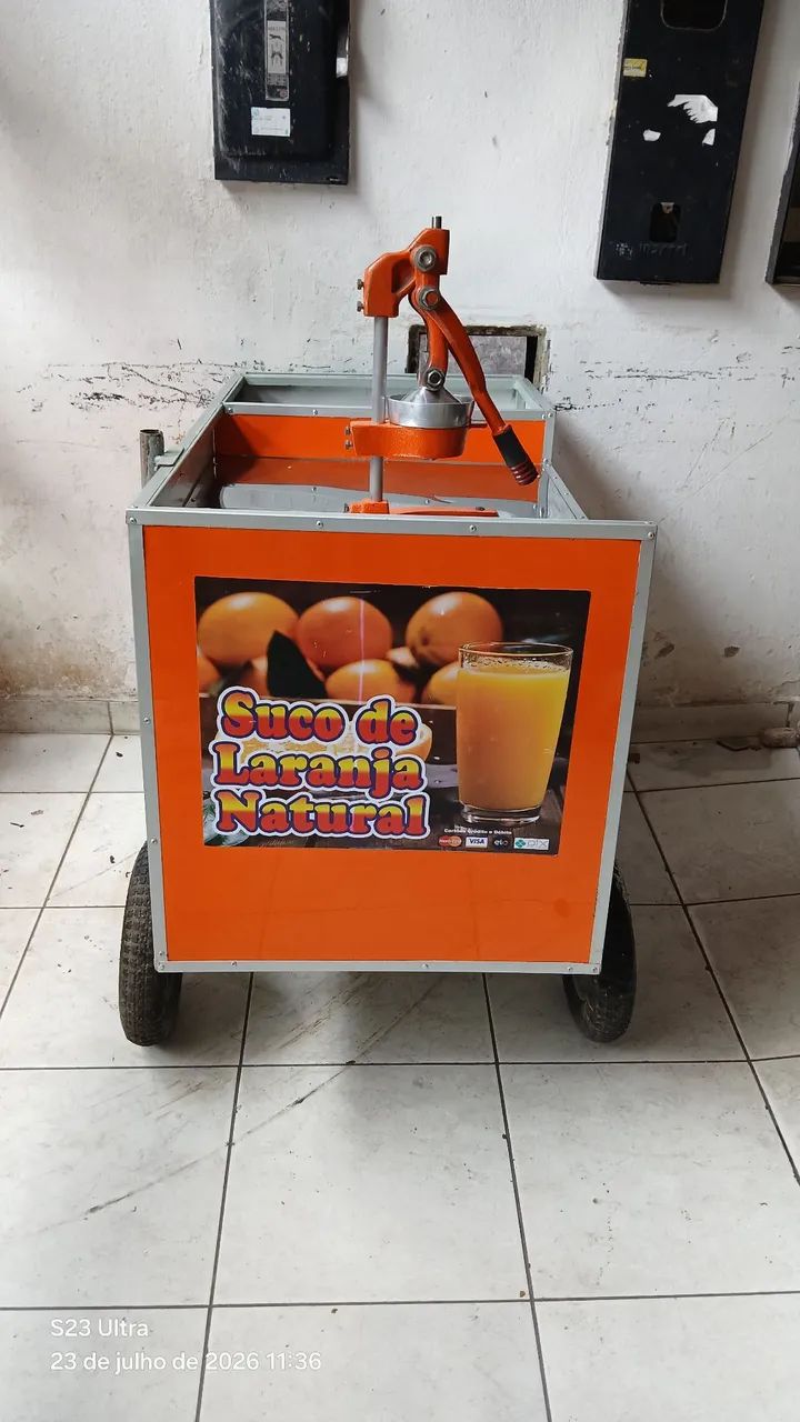 Carrinho de Suco de Laranja natural completo  - Foto 2