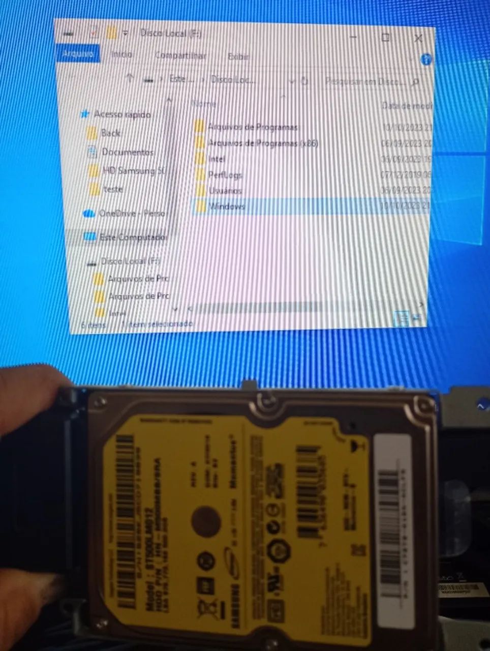 HD Samsung 500GB 2,5 Polegadas, ideal para Notebook, PC Com Windows10 ou formatado testado - Foto 2