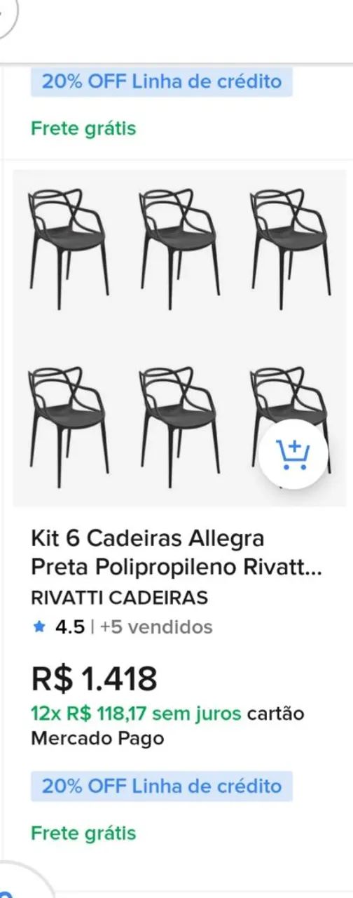 CADEIRAS ALLEGRO - Foto 2