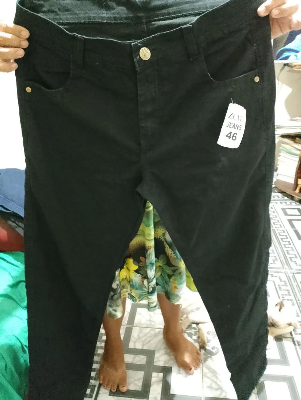 Calça jeans nova masculina  - Foto 3