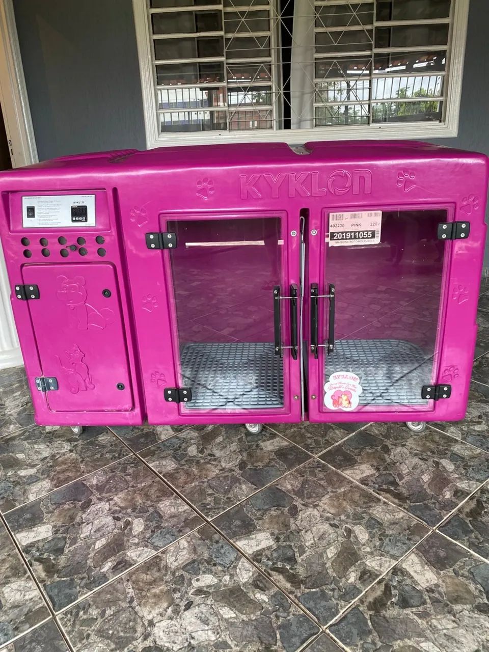Máquina De Secar Animais Rotomoldada Kyklon Pink Pink