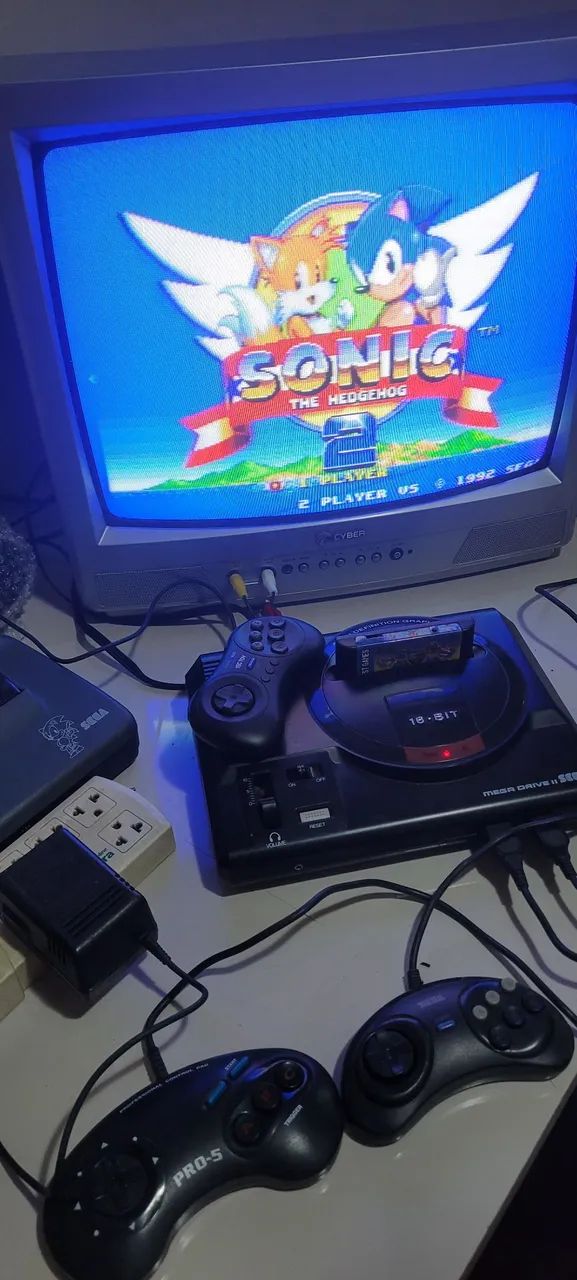 Mega Driver Completo e todo Original em perfeito funcionamento e estado