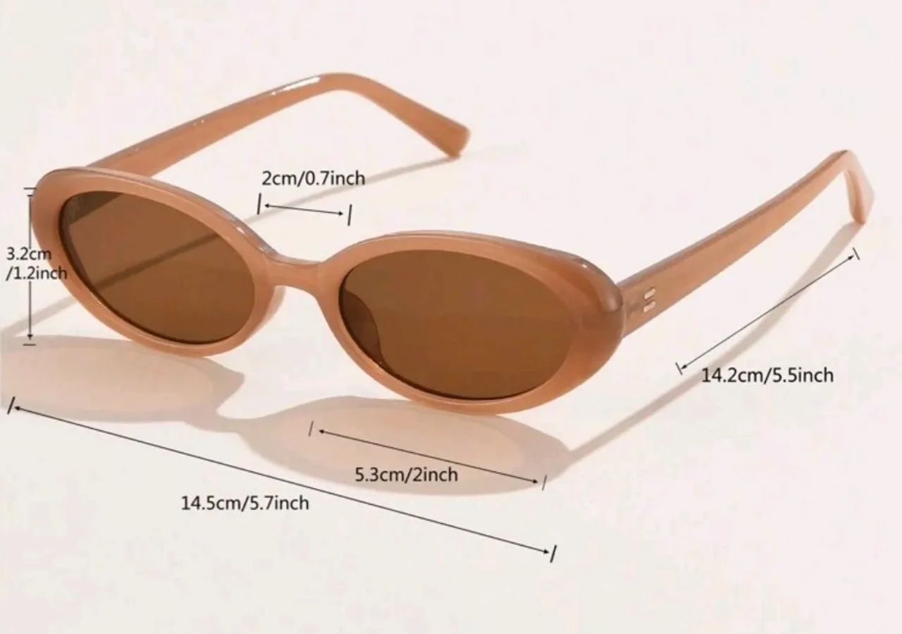 Óculos de sol feminino oval  - Foto 5