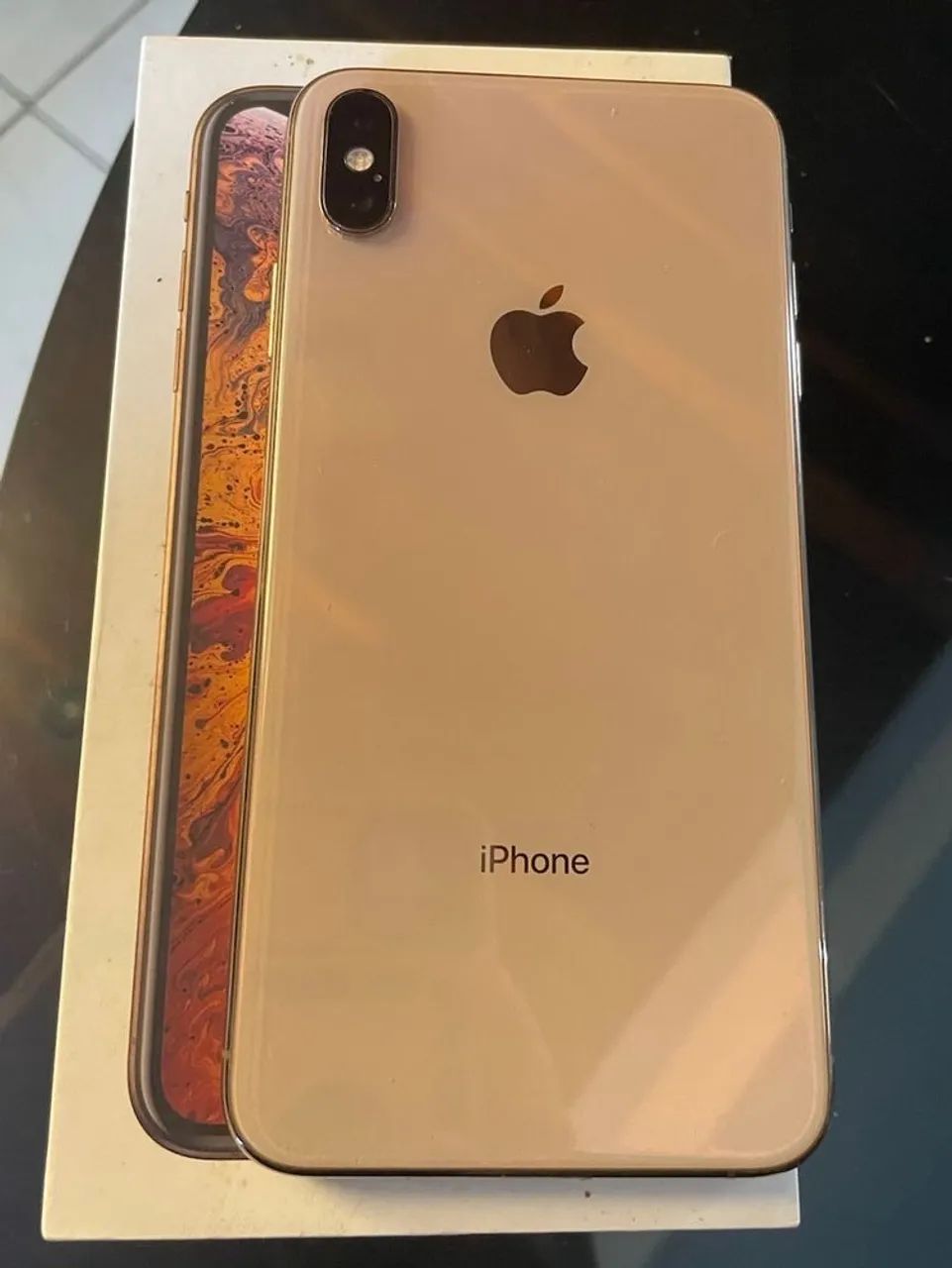 IPHONE XS DOURADO SEM ARRANHÕES  - Foto 2