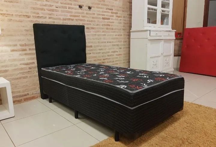 Cama Box Solteiro Com colchão acoplado  - Foto 5