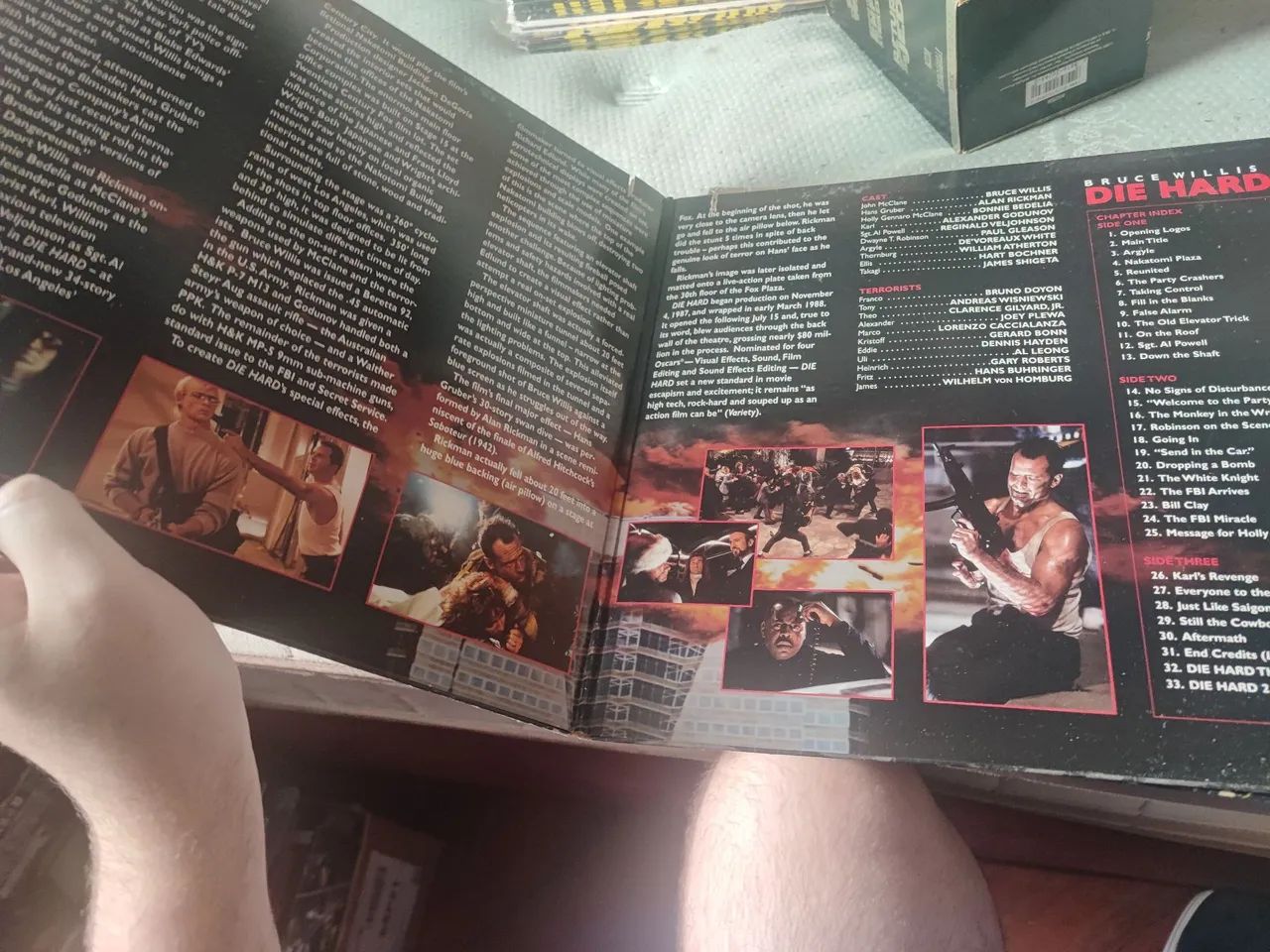 Laser disc Die hard Bruce Willis  - Foto 2