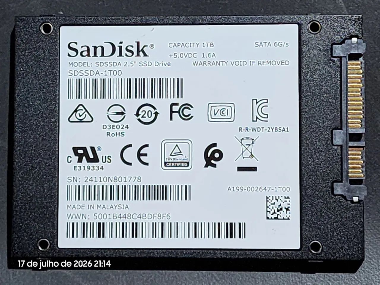 SSD Sandisk 1TB - Foto 2
