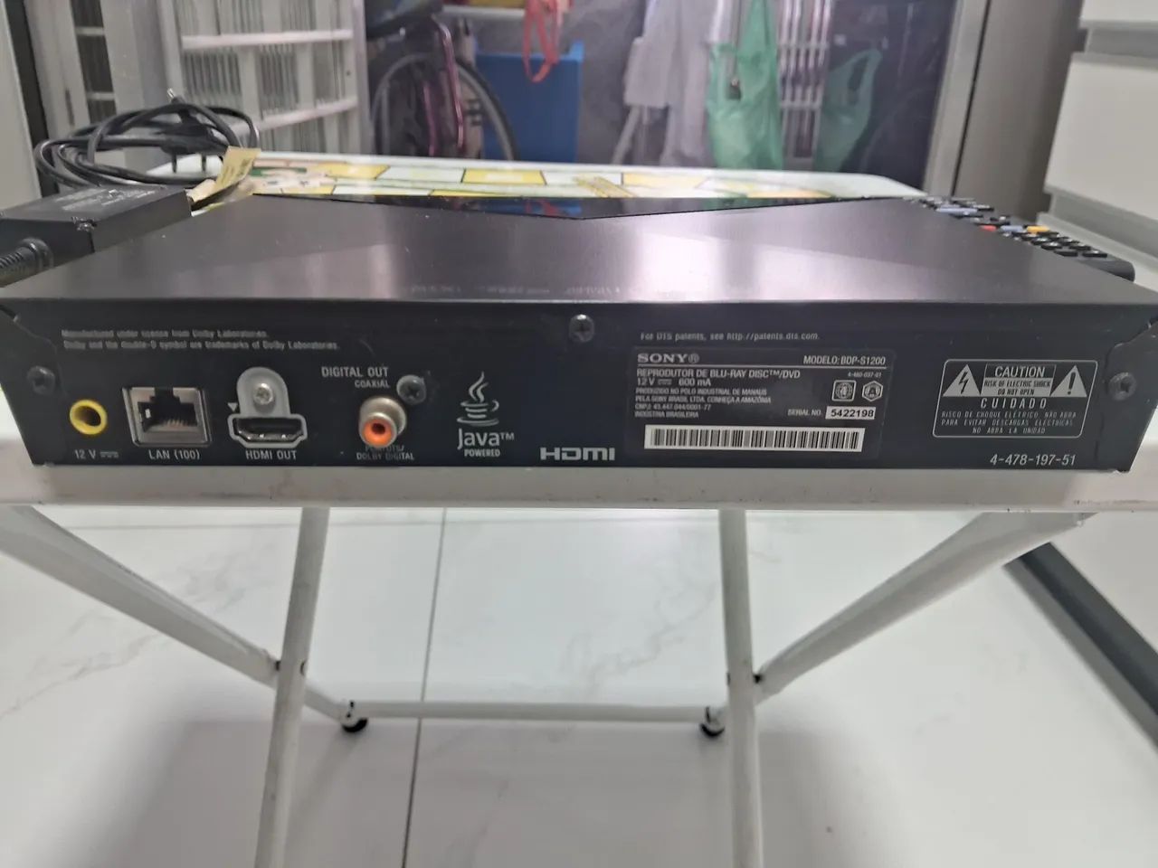 Blu-ray player Sony em ótimo estado  - Foto 3