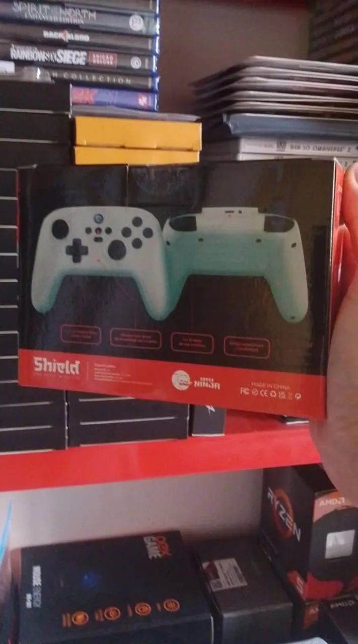 Controle Sem Fio Gamer Ninja Shield RGB USB - Foto 5