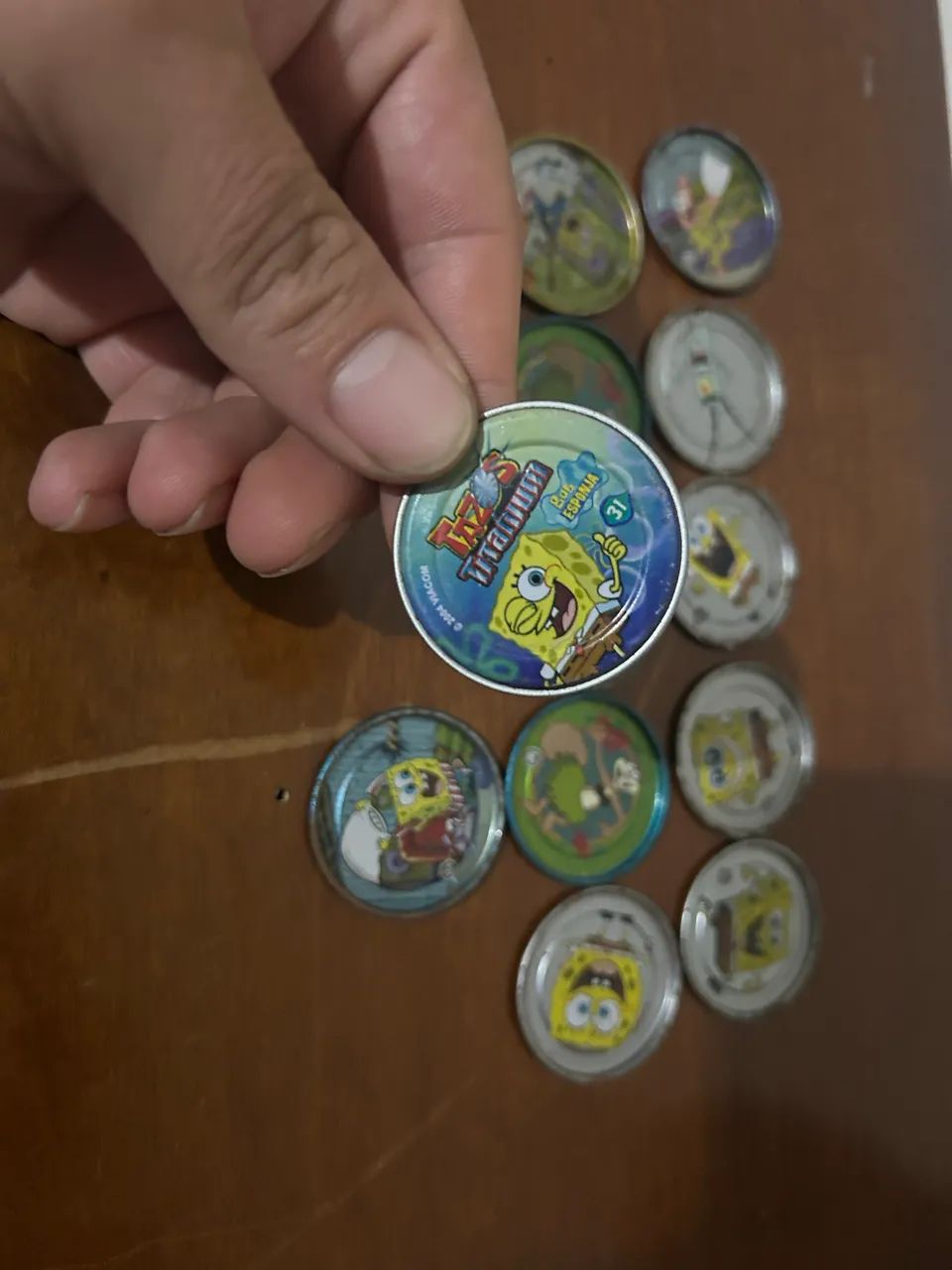 Lote 13 Tazos Bob Esponja Elma Chips  - Foto 2