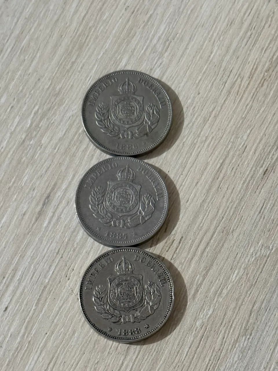 Série moedas 50 réis 