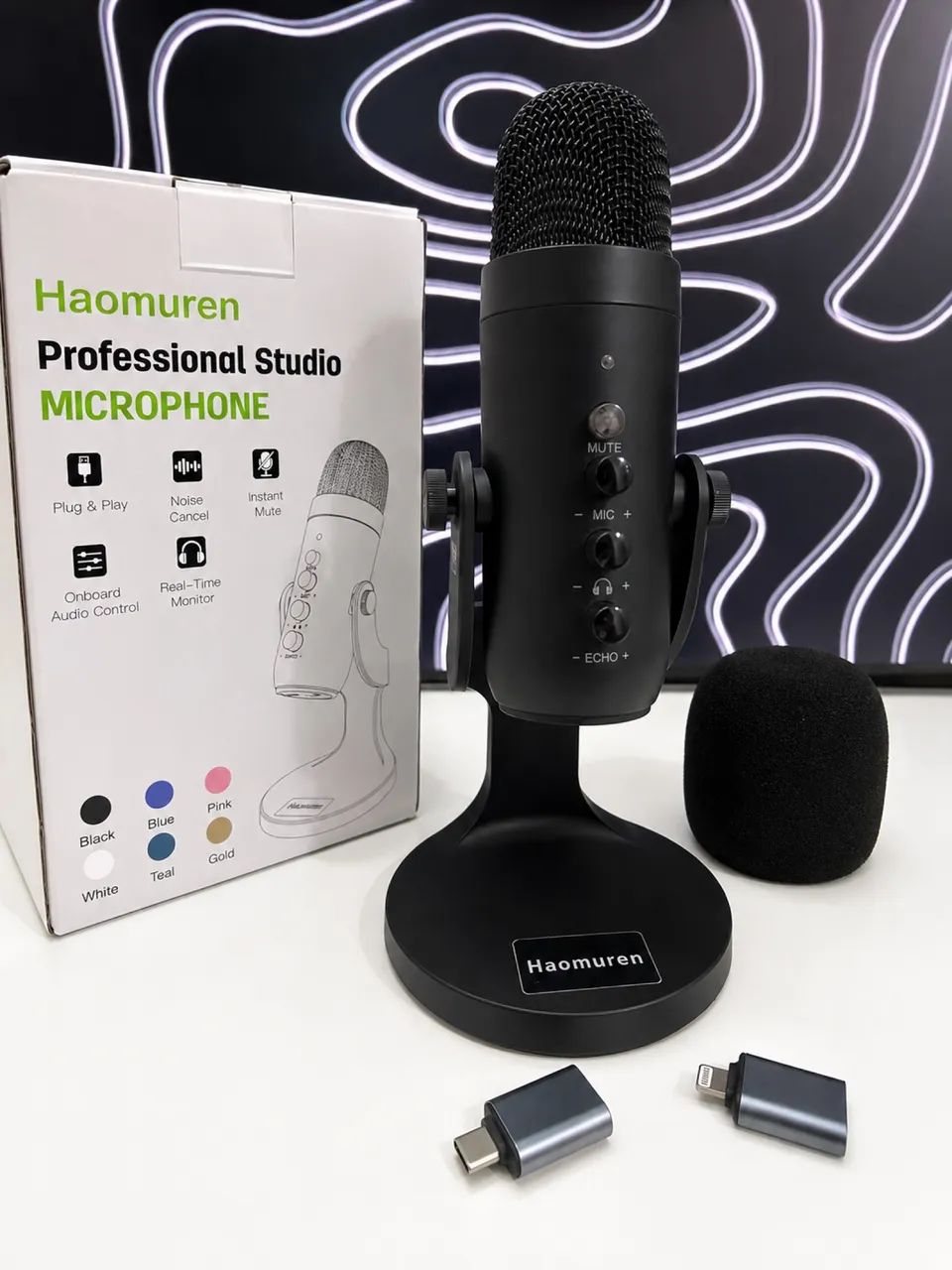 Microfone Haomuren Professional Studio