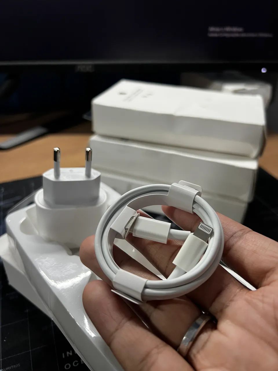 Carregador IPhone 20w USBC para Lightning - Foto 4