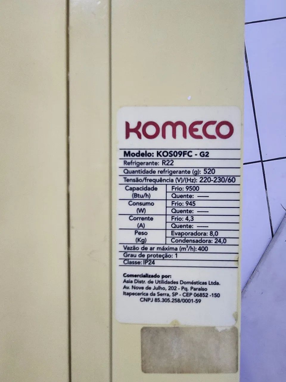 Ar condicionado Komeco Usado - Foto 4