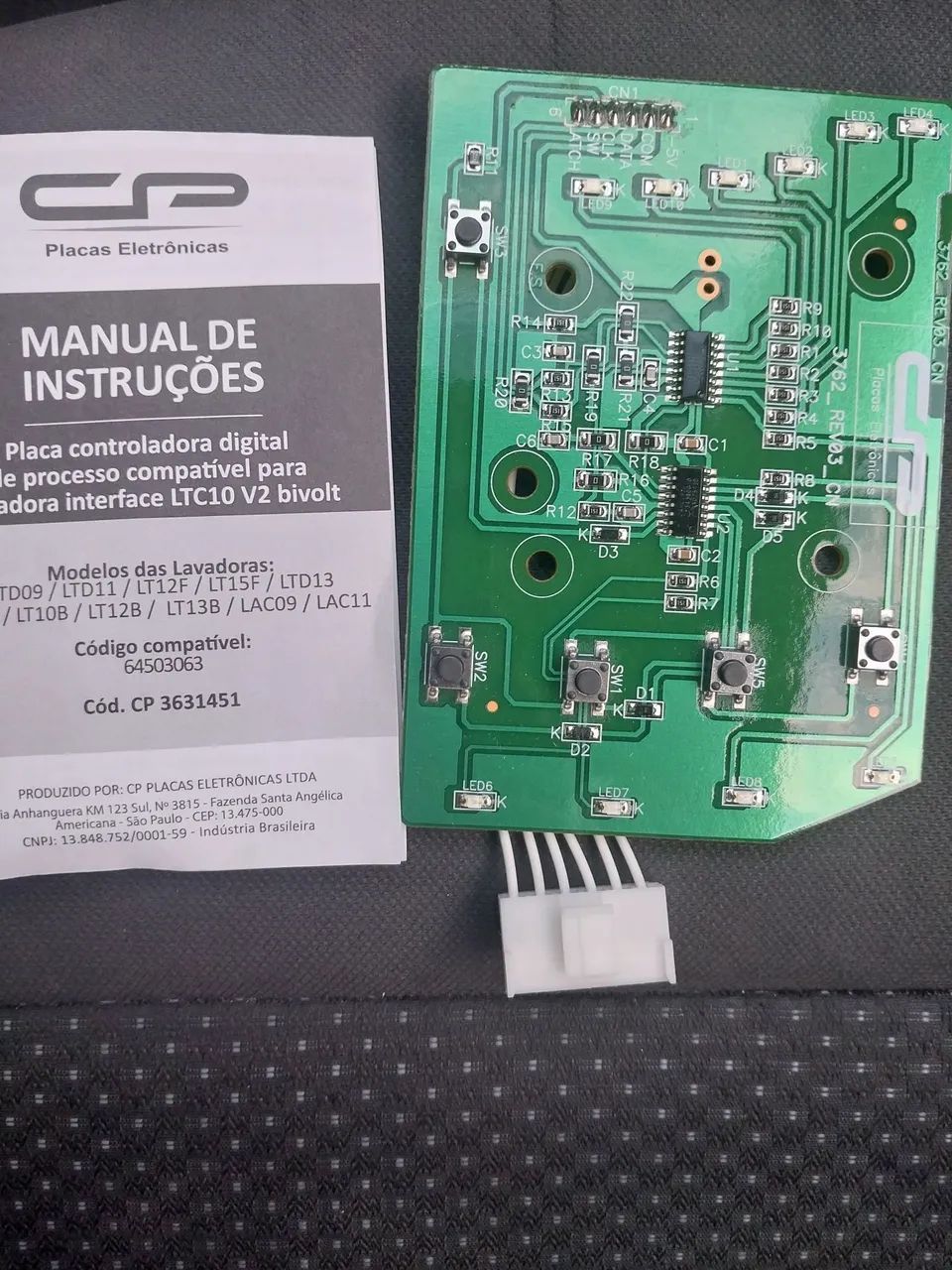 Interface placa lavadora eletrolux  - Foto 2