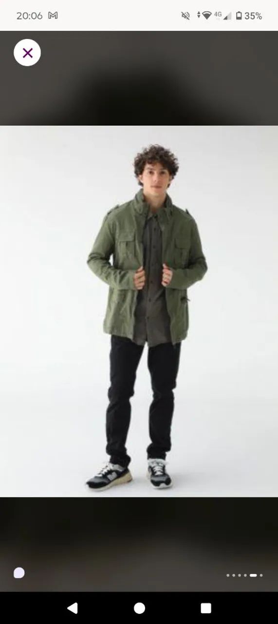 Jaqueta parka Osklen pocket - Foto 3
