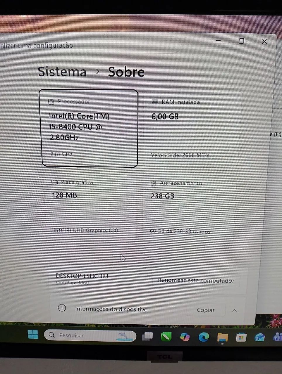 Cpu Dell com smartv e impressora