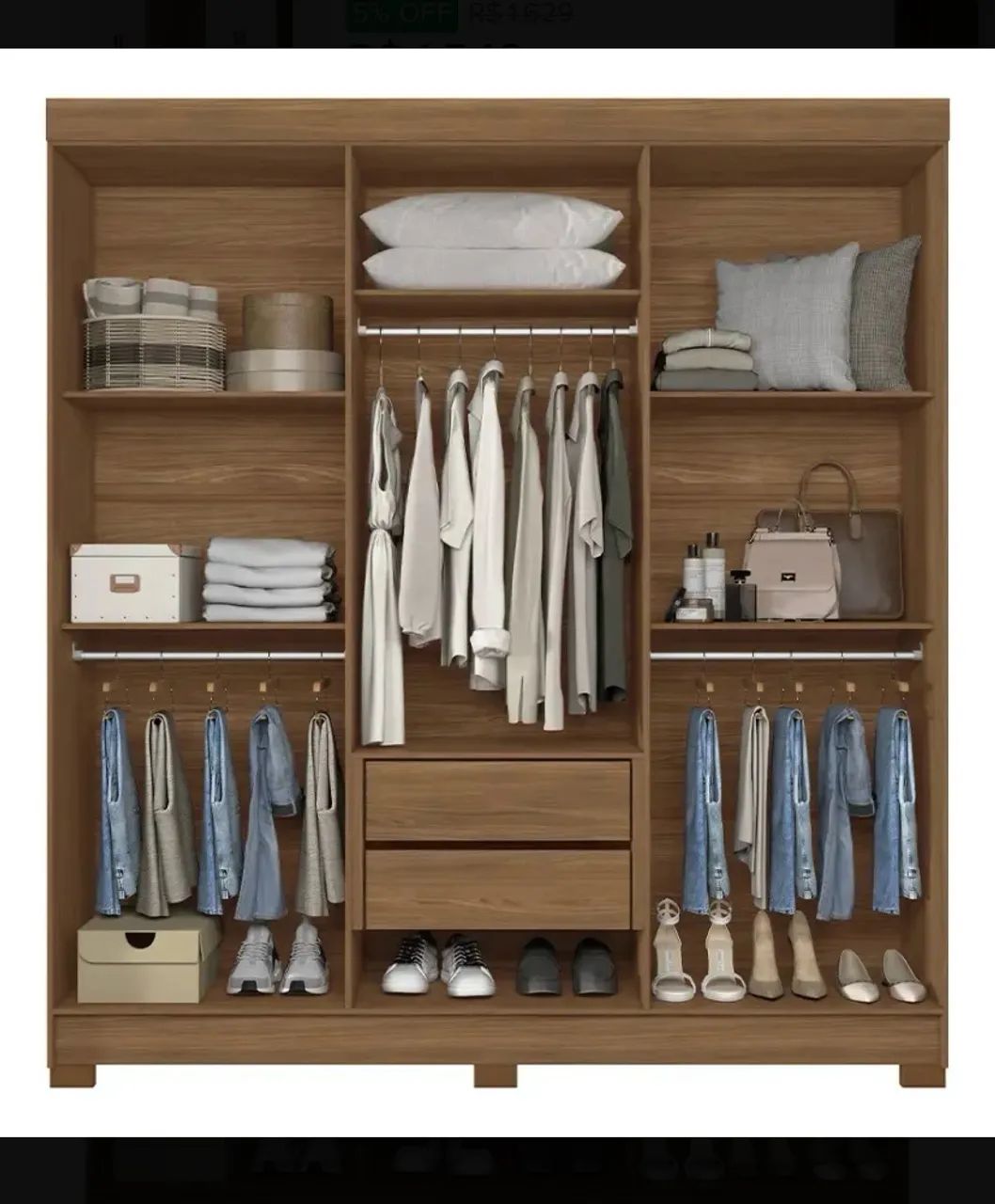 Guarda roupa 6 portas - Foto 3