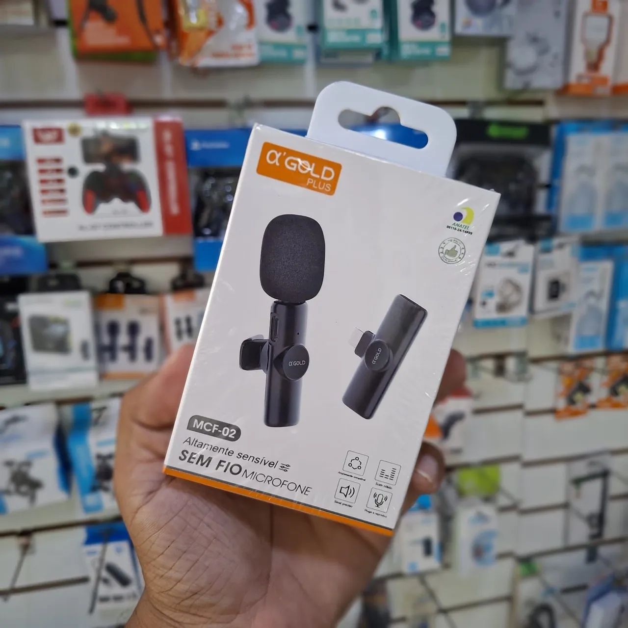 Microfone Para Celular lapela iPhone e tipo C