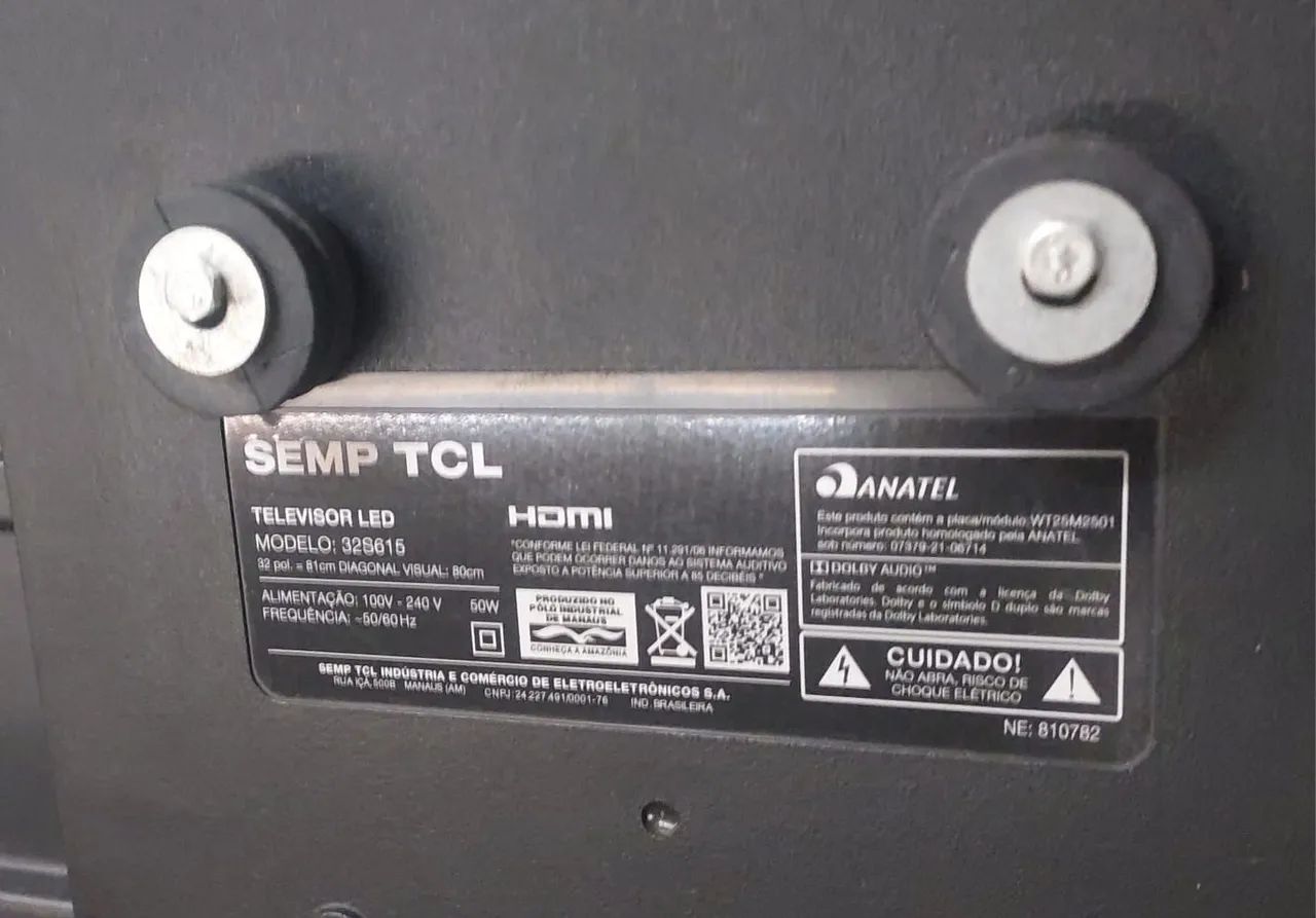 Smart TV tcl 32 polegadas 