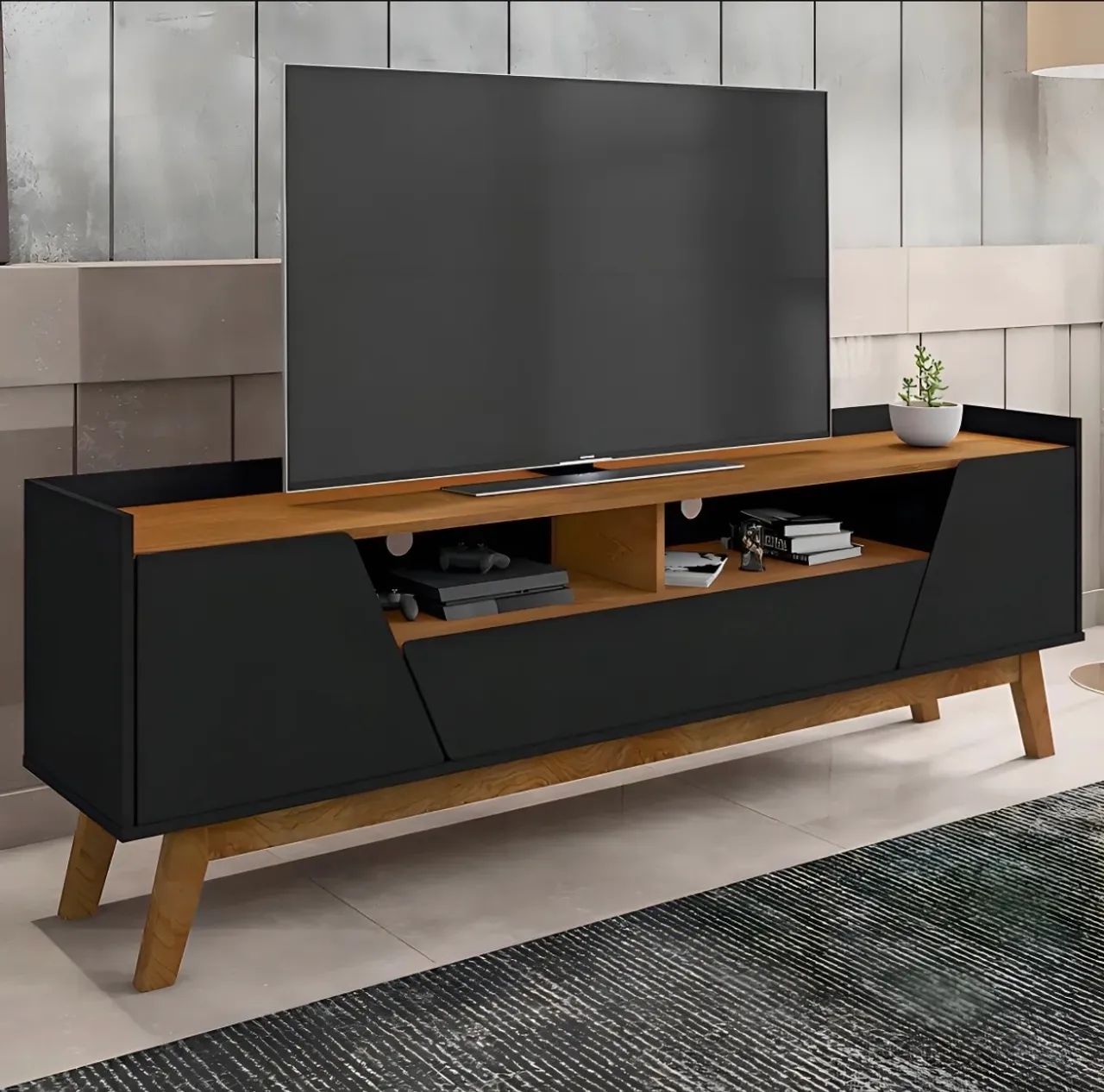 RACK PARA SALA - NOVO PARA TV DE ATÉ 70 POLEGADAS  - Foto 2