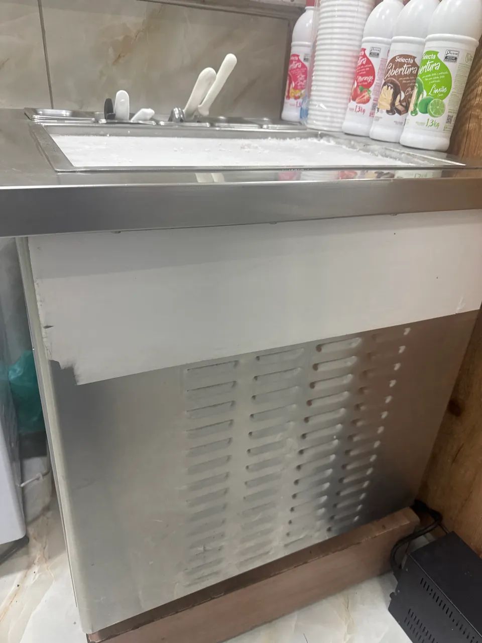 Máquina de sorvete na chapa  - Foto 2