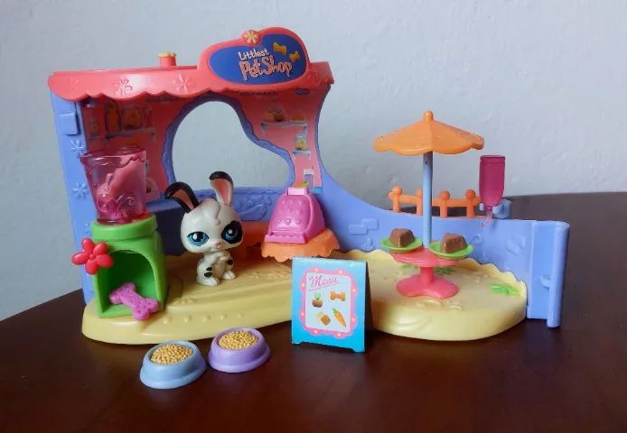 Littlest Pet Shop (LPS) Bakery Playset 2007 - incluindo coelho e brinde!