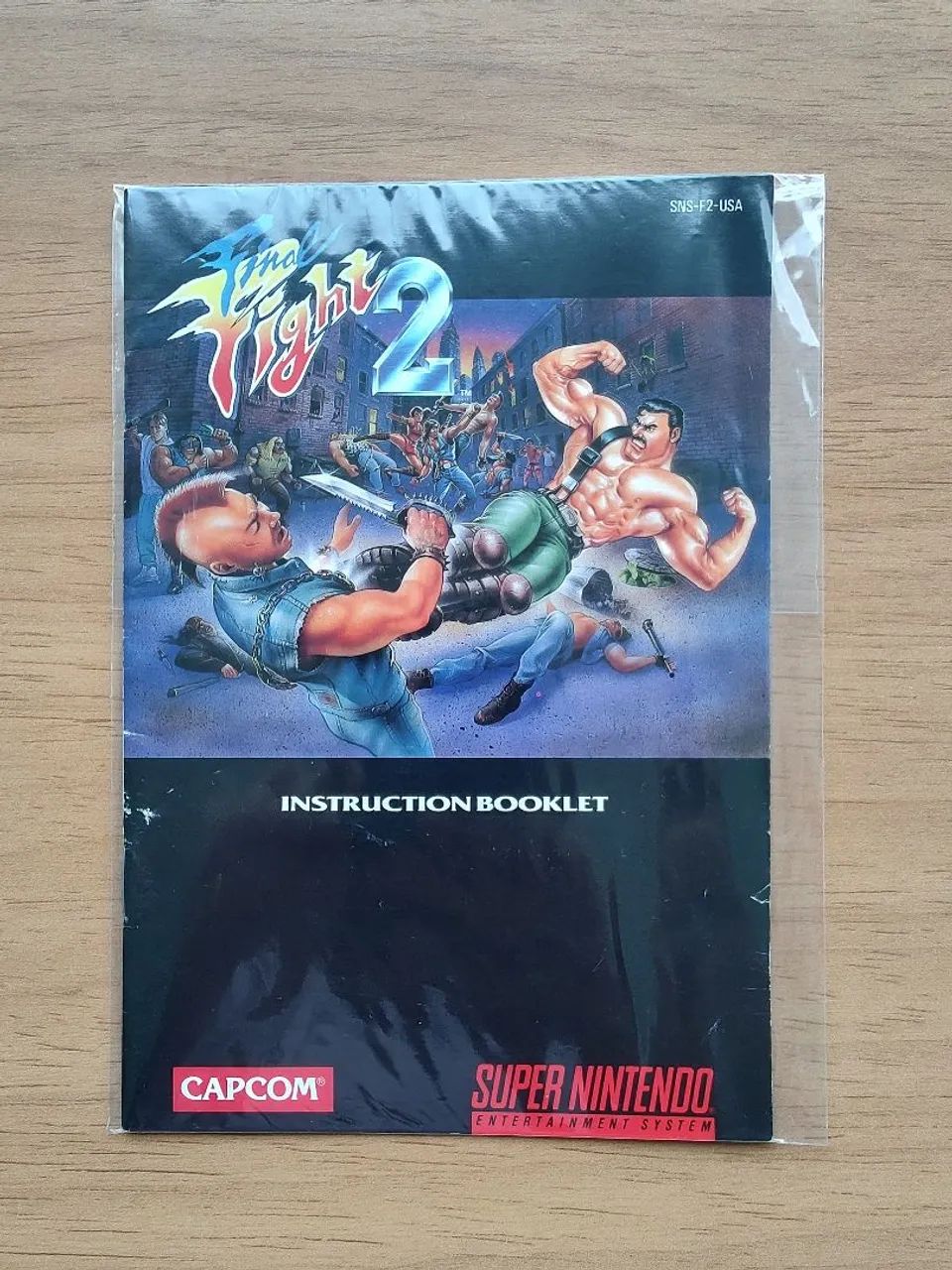 Manual Original Final Fight 2 SNES - Foto 4