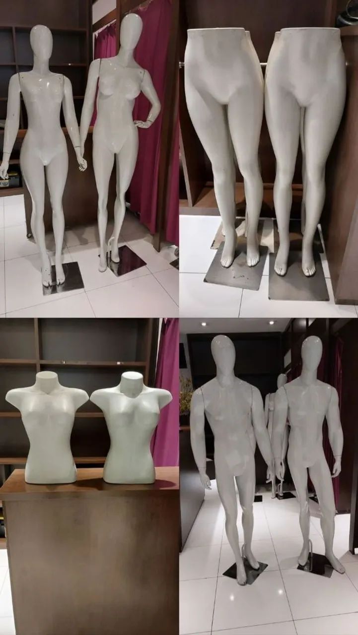 Manequins para loja em fibra  - Foto 2