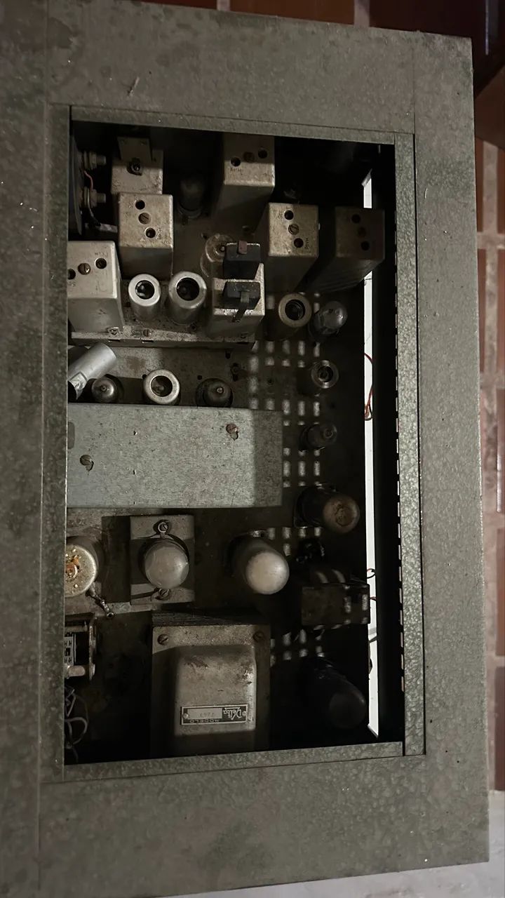 Receptor de rádio amador antigo Delta modelo 209 - Foto 5