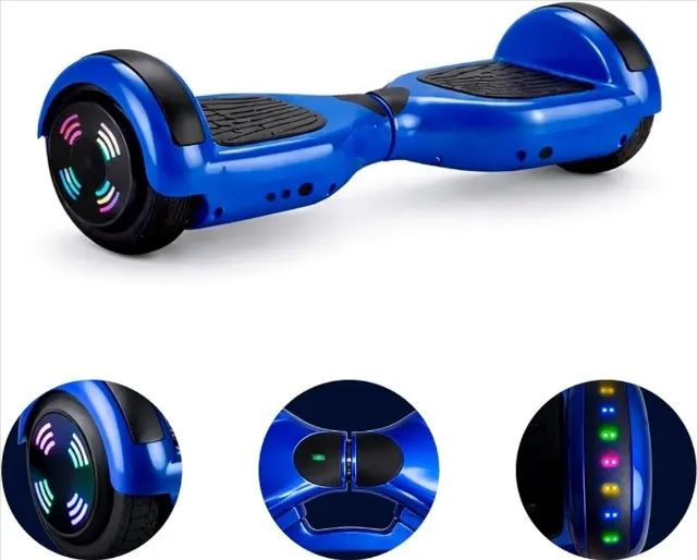 Hoverboard Skate Elétrico 6.5" com Led e Bluetooth Brinovar - Foto 3