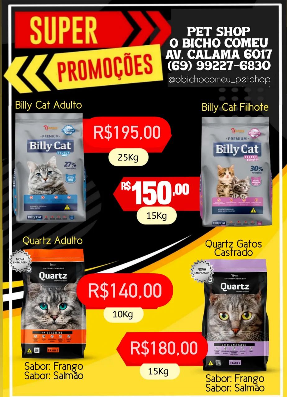 Ração gatos 
