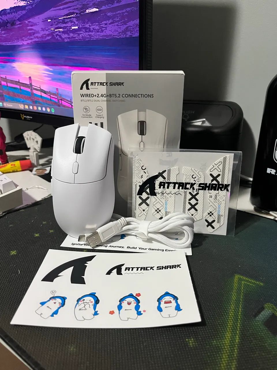 Mouse gamer Attack shark R1 - Foto 3