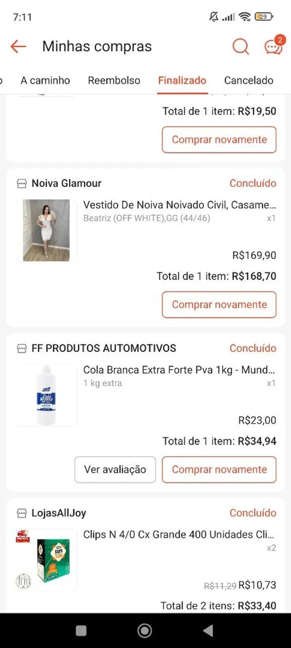 Vestido branco/casamento civil - Foto 3