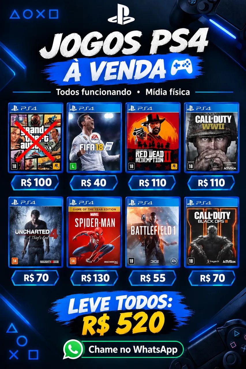Jogos de ps4