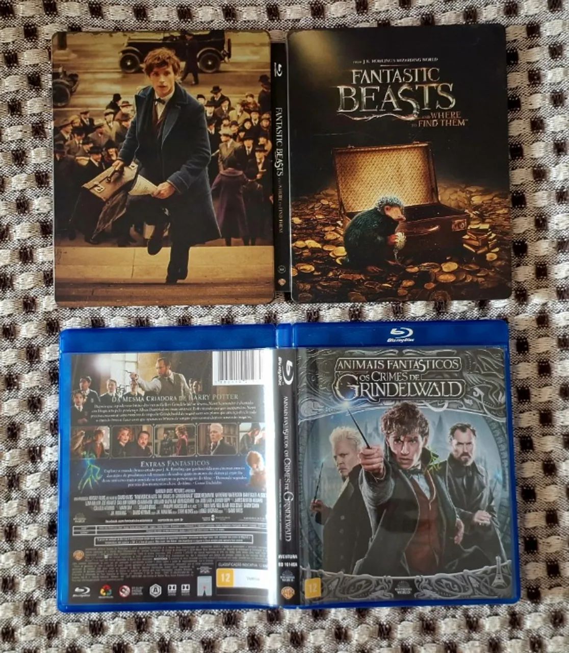 Blu-rays Animais Fantásticos 1 e 2 (Edições Raras e Especiais)