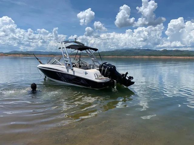 Lancha Baylainer com motor 125hp - Foto 4