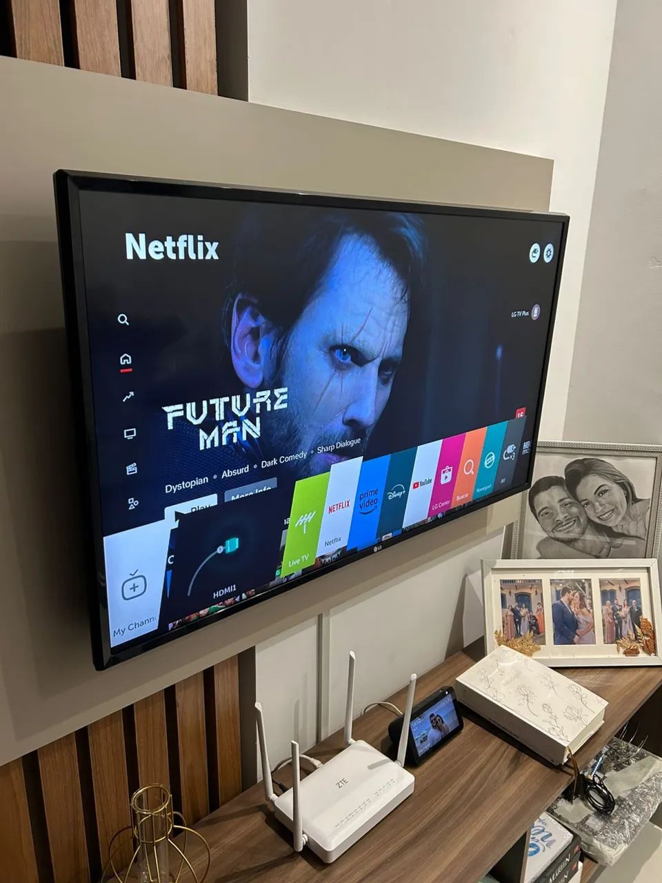 VENDO SMART TV 42 POLEGADAS. Televisão LG, com diversos aplicativos.) - Foto 3