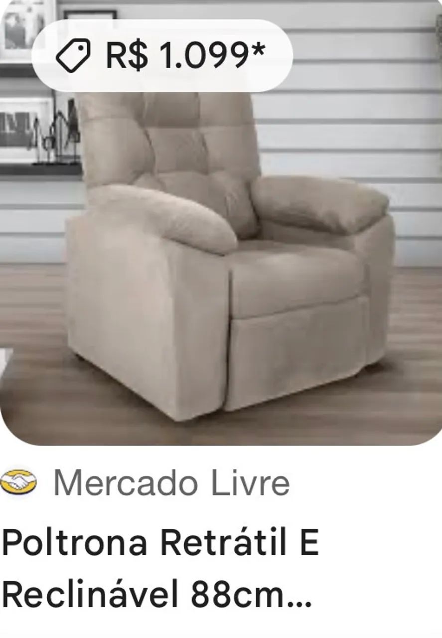 Poltrona reclinável do papai - Foto 5