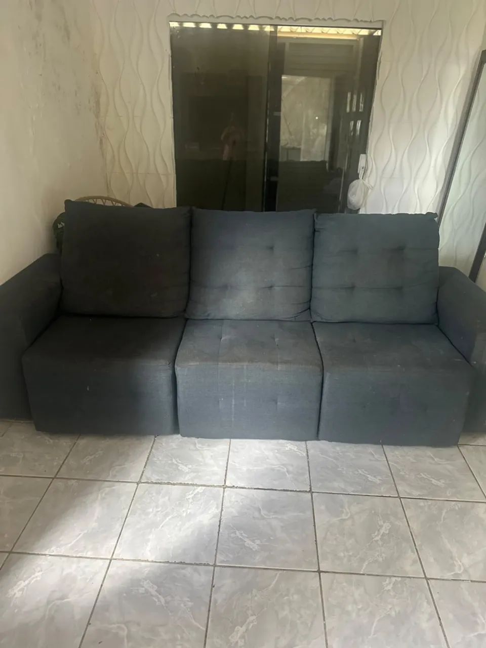 SOFÁ 3 LUGARES RECLINÁVEL 