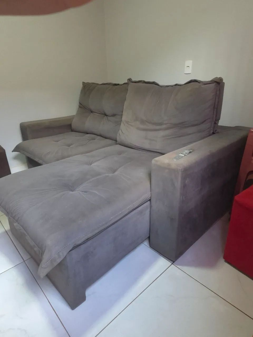 Sofá Retrátil 2 Lugares com Molas Ensacadas - Muito Confortável - Foto 2