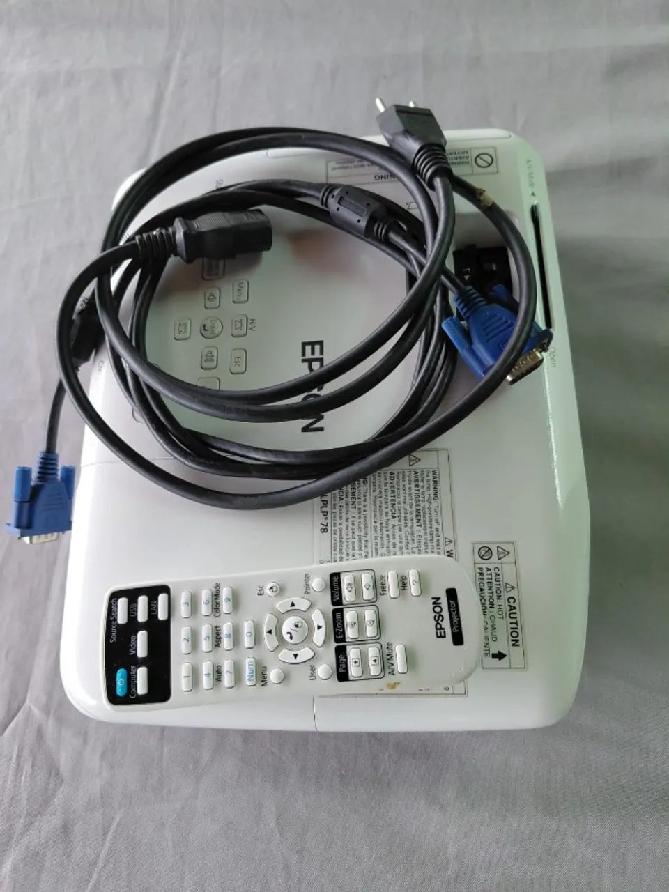 Projetor Epson. 3.500 lumens. Modelo: X24 - Foto 5