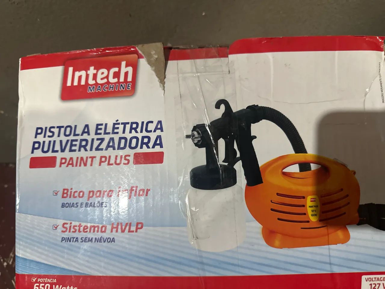 Pistola elétrica pulverizadora 