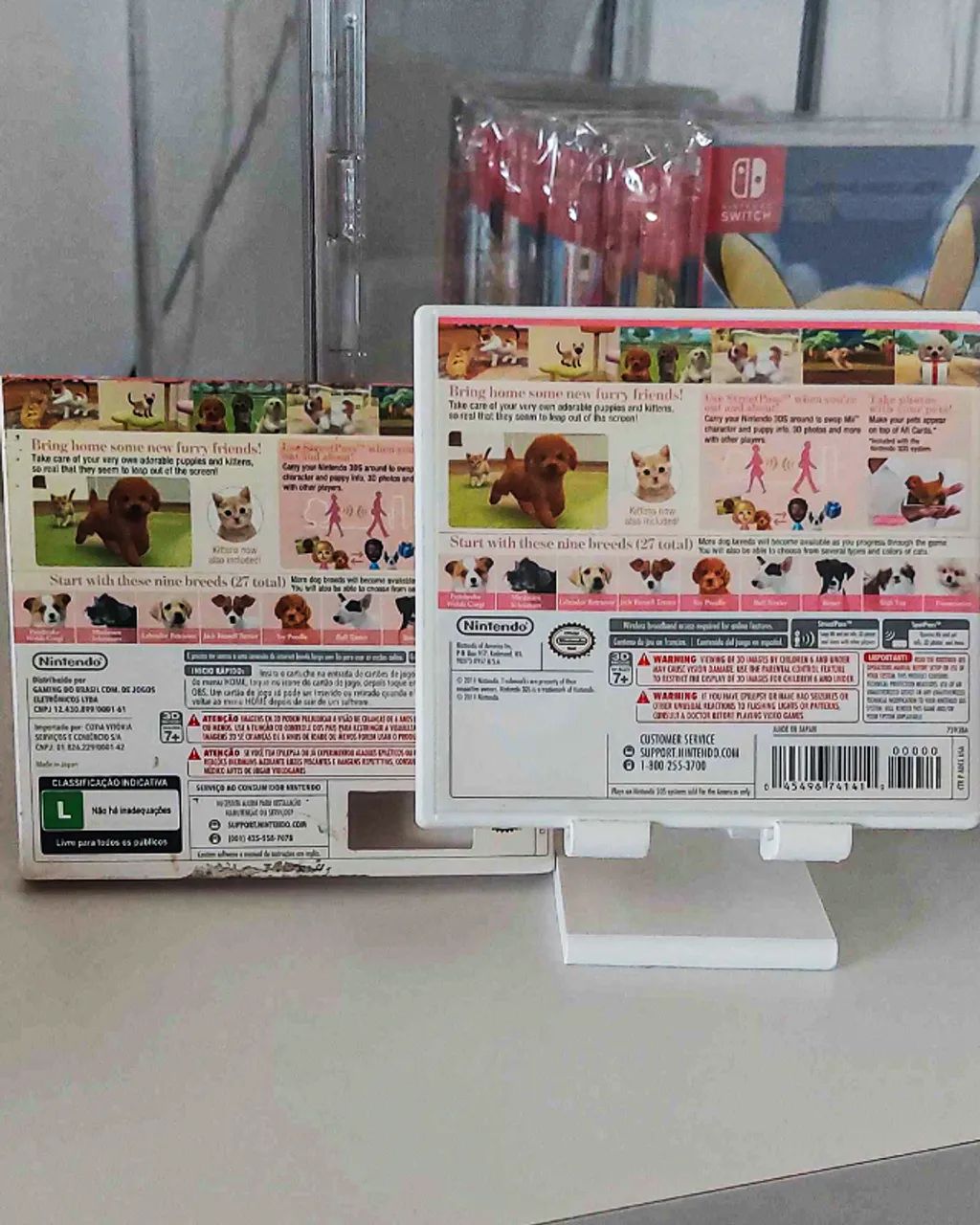 Nintendogs + Cats 3DS Original Com Manuais - Foto 5