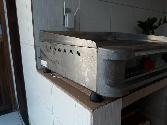 Chapa profissional R$ 500,00 2 bocas elétrica e a gás - Foto 2