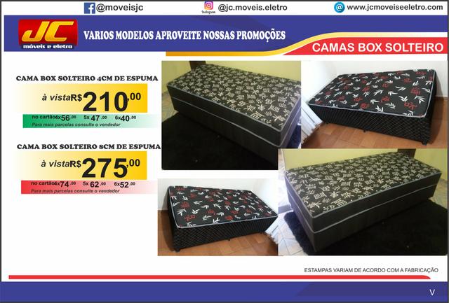 Cama box solteiro