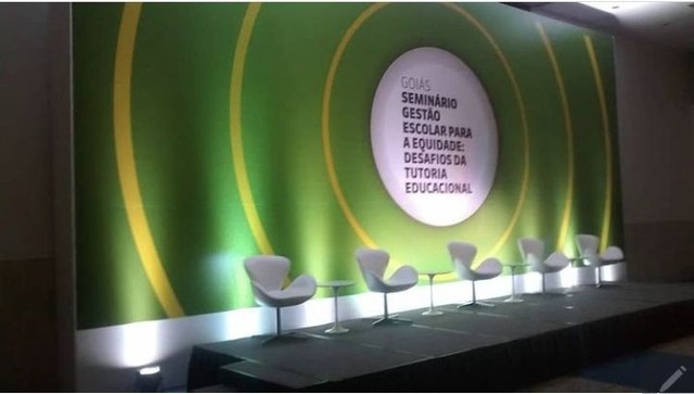 Fundo de palco para eventos , convenções