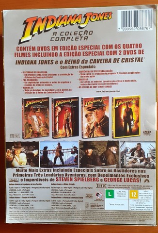 DVD Box Indiana Jones - 4 Filmes. - Foto 2