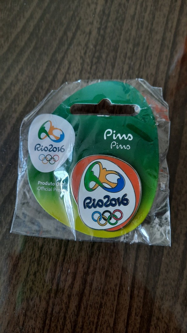 Pin / Botton / Broche Oficial das Olimpíadas Rio 2016
